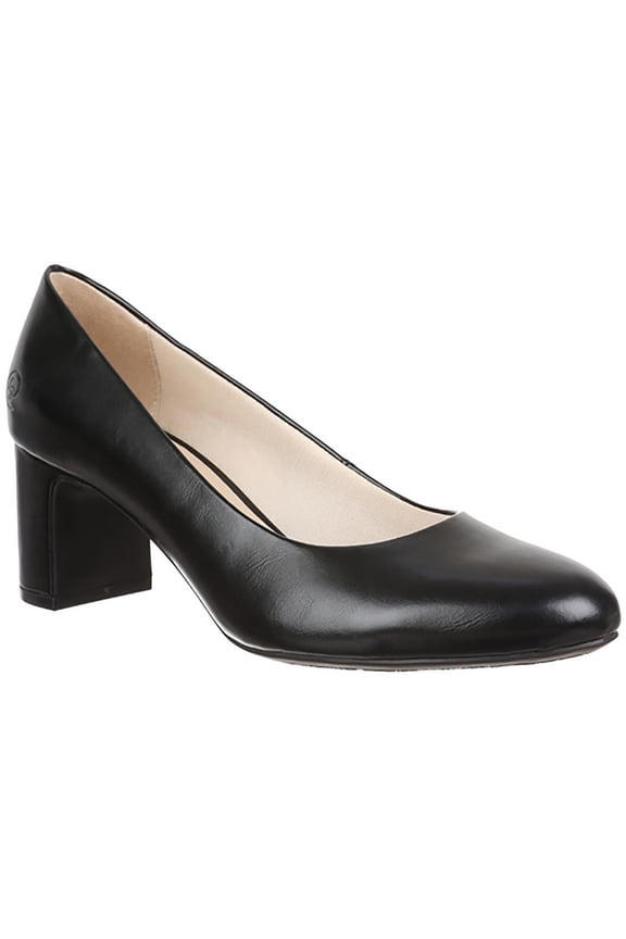 Womens Taylor Cushioned Footbed Faux Leather Pumps