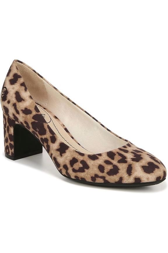 Womens Taylor Faux Suede Slip On Pumps