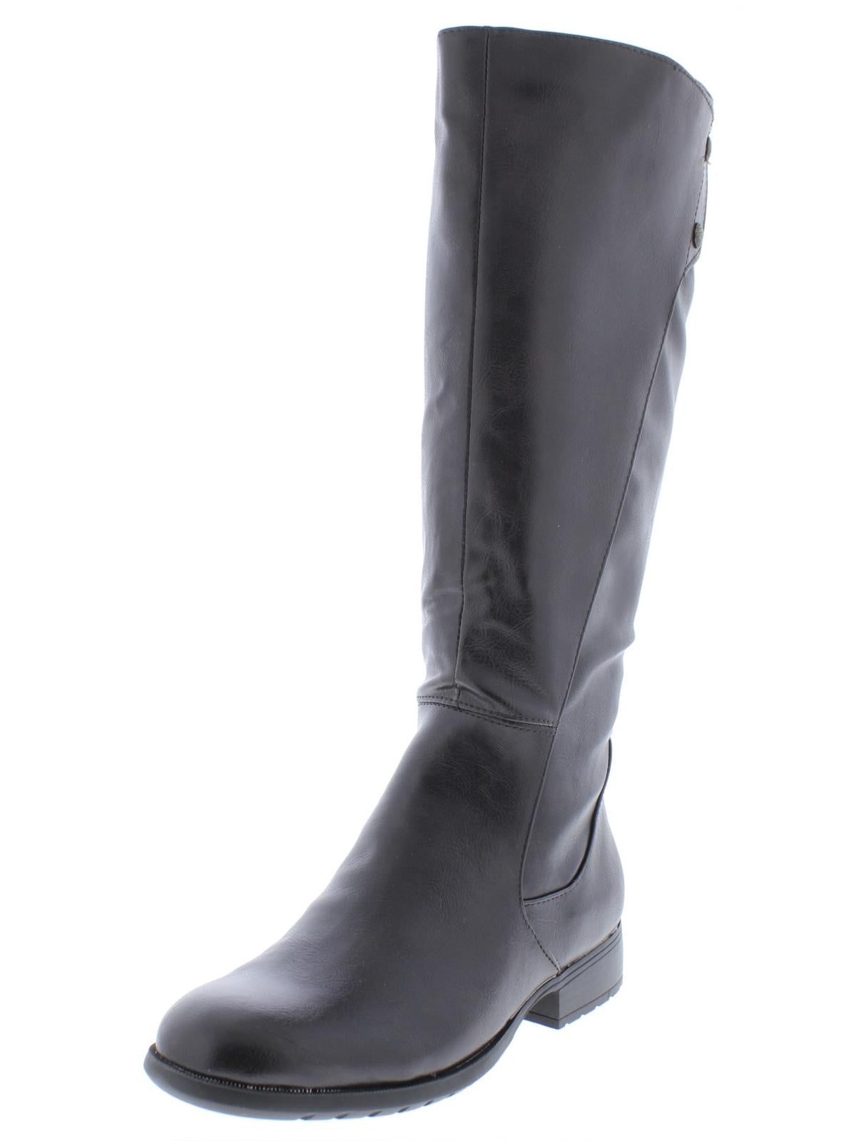 LifeStride Womens Xripley Faux Leather Tall Riding Boots