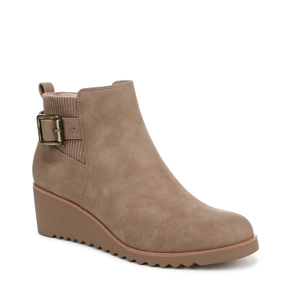 LifeStride Womens Zayne Wedge Ankle Booties - Medium & Wide Width