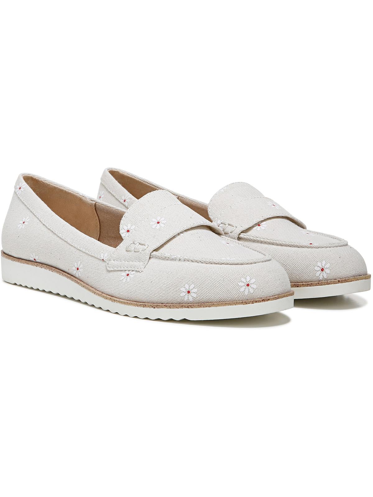 LifeStride Womens Zee Canvas Slip On Loafers