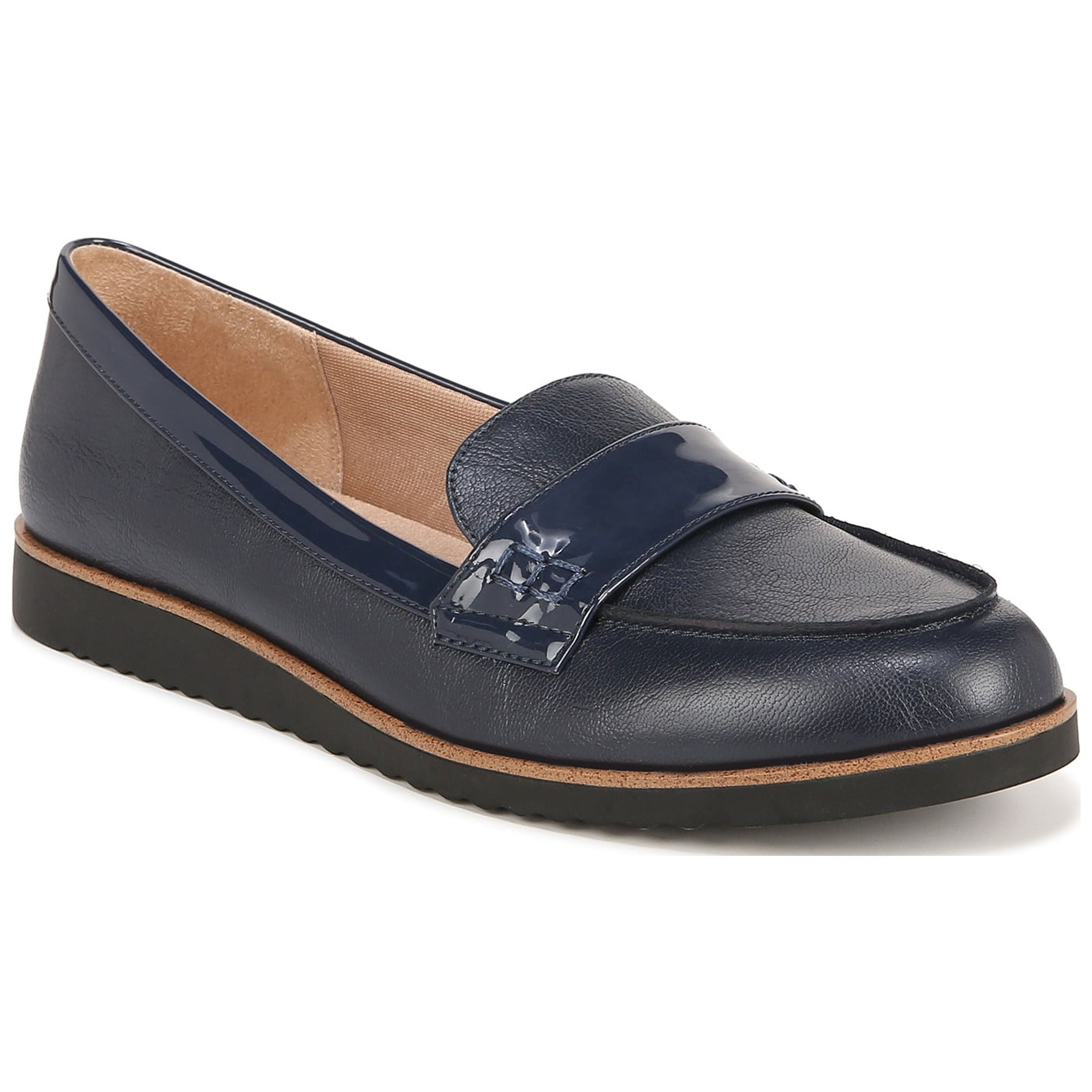 LifeStride Womens Zee Zee Loafer Navy Synthetic 6 M
