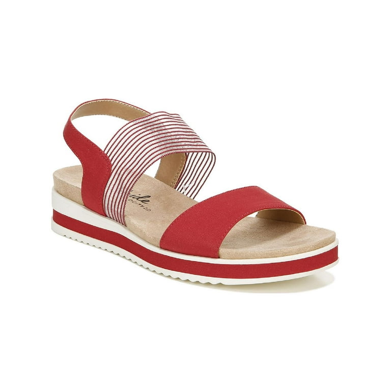 Lifestride red sandals sale