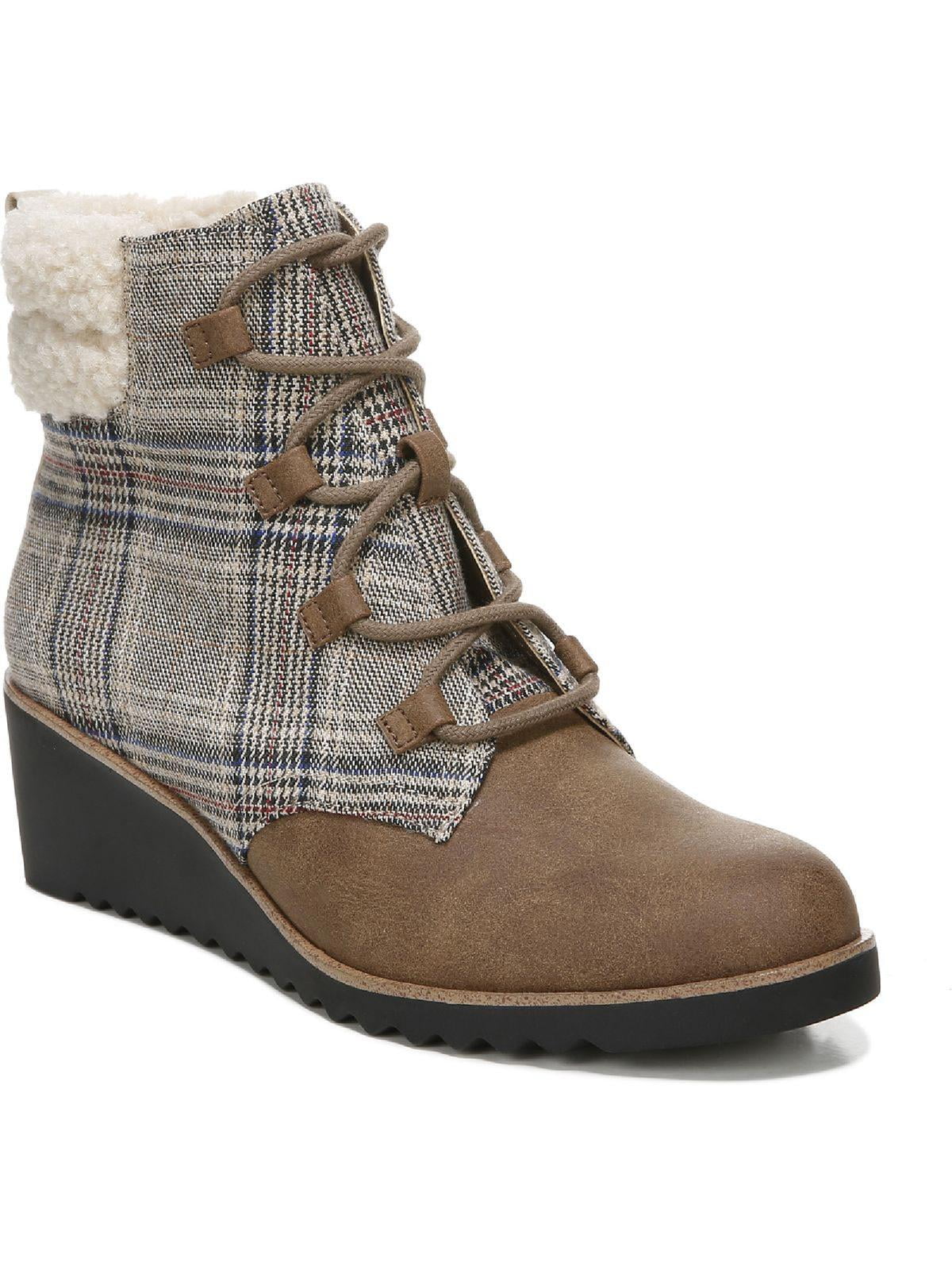 LifeStride Womens Zone Ankle Zipper Wedge Boots Walmart