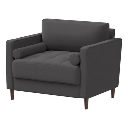 LifeStyle Solutions Jareth King Chair in Heather Gray Fabric