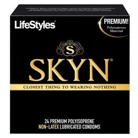 LifeStyles SKYN Condoms Lubricated Non-Latex, 12 ea