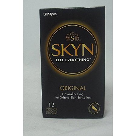 LifeStyles SKYN Condoms Lubricated Non-Latex, 12 ea
