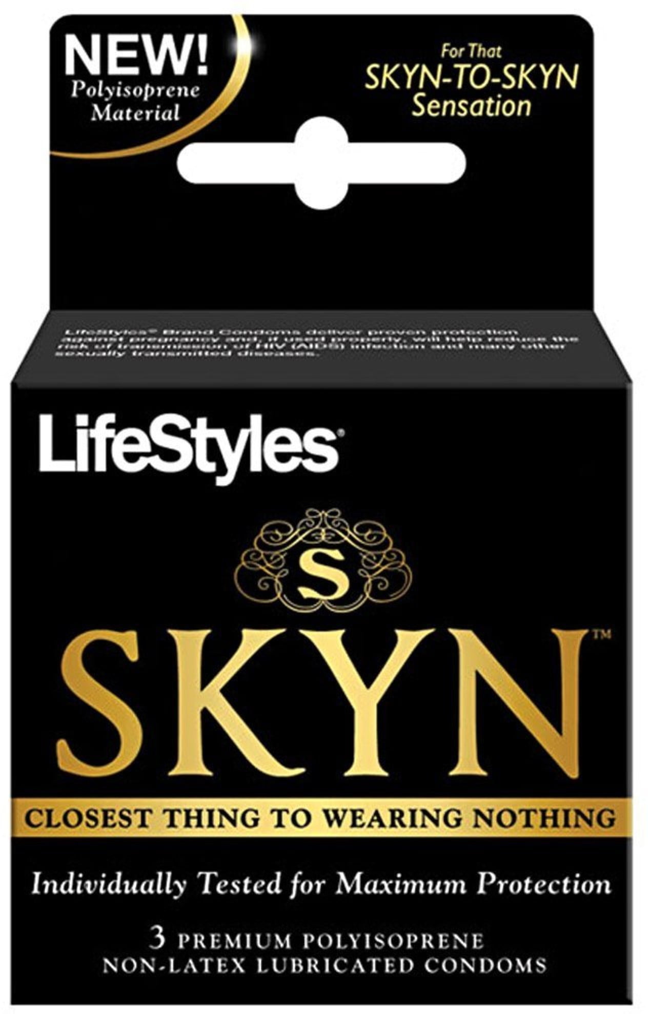 LifeStyles SKYN Condoms Lubricated Non-Latex 3 Each