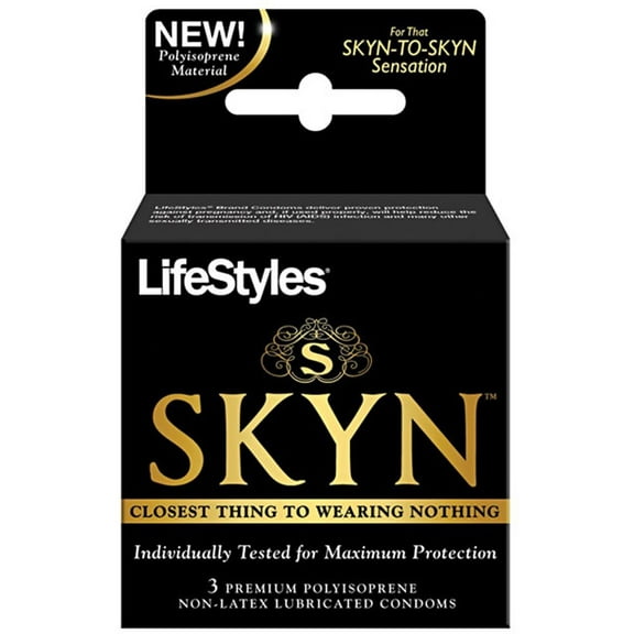 LifeStyles SKYN Condoms Lubricated Non-Latex 3 Each