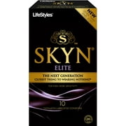 LifeStyles Skyn Ultra Thin Soft Non-Latex Lubricated Condoms For Even More Sensitivity Elite 10 ct