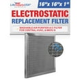 thumbnail image 1 of LifeSupplyUSA 16x16x1 Electrostatic Air Filter, MERV 8, Washable, Reusable Furnace AC/HVAC Filter, Energy Saving, Easy to Clean, Long-Lasting, 1 of 5
