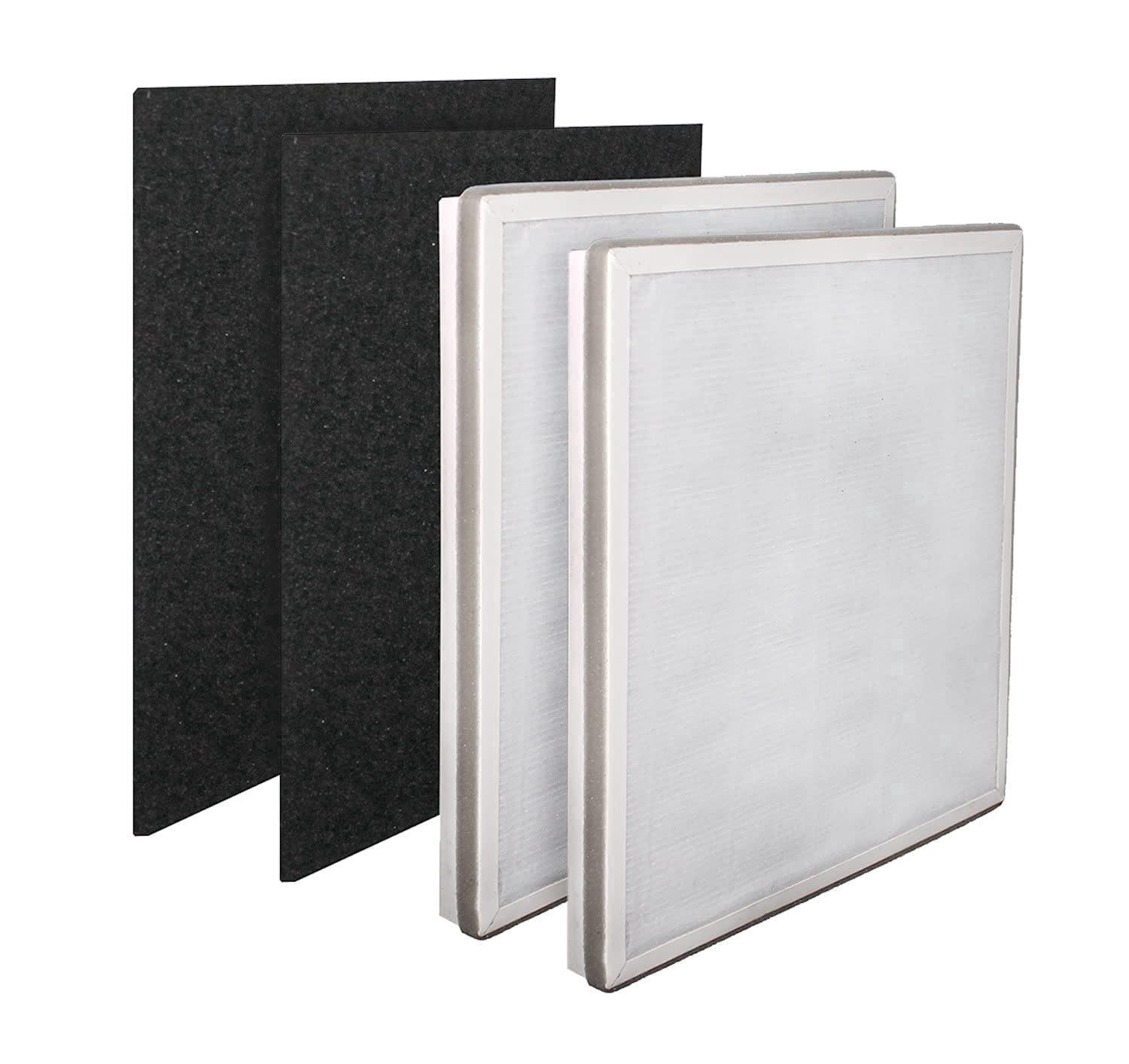 Vital 100-RF True HEPA Filter Set Compatible with LEVOIT Vital 100 Air Purifier Hepa + Activated Carbon Pre-Filter Replacement by LifeSupplyUSA (2-Pack)