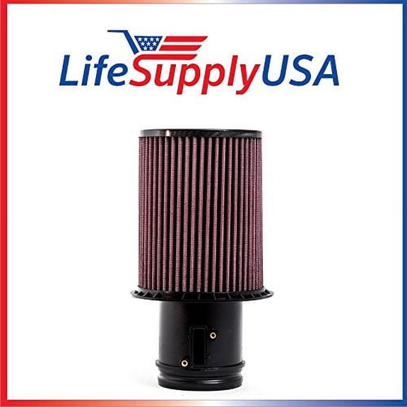 E-0669 Engine Air Filter Replacement Washable/Reusable Compatible with 2009-2015 Audi R8 and Lamborghini Gallardo LP550-2, LP560-4, & LP570-4 by LifeSupplyUSA (2-Pack)