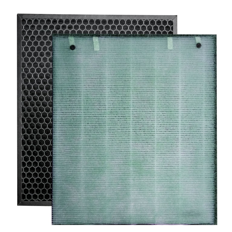 LifeSupplyUSA 3 in 1 Filter Set for Bissell 2521 2520 air400 HEPA Carbon Pre Filter