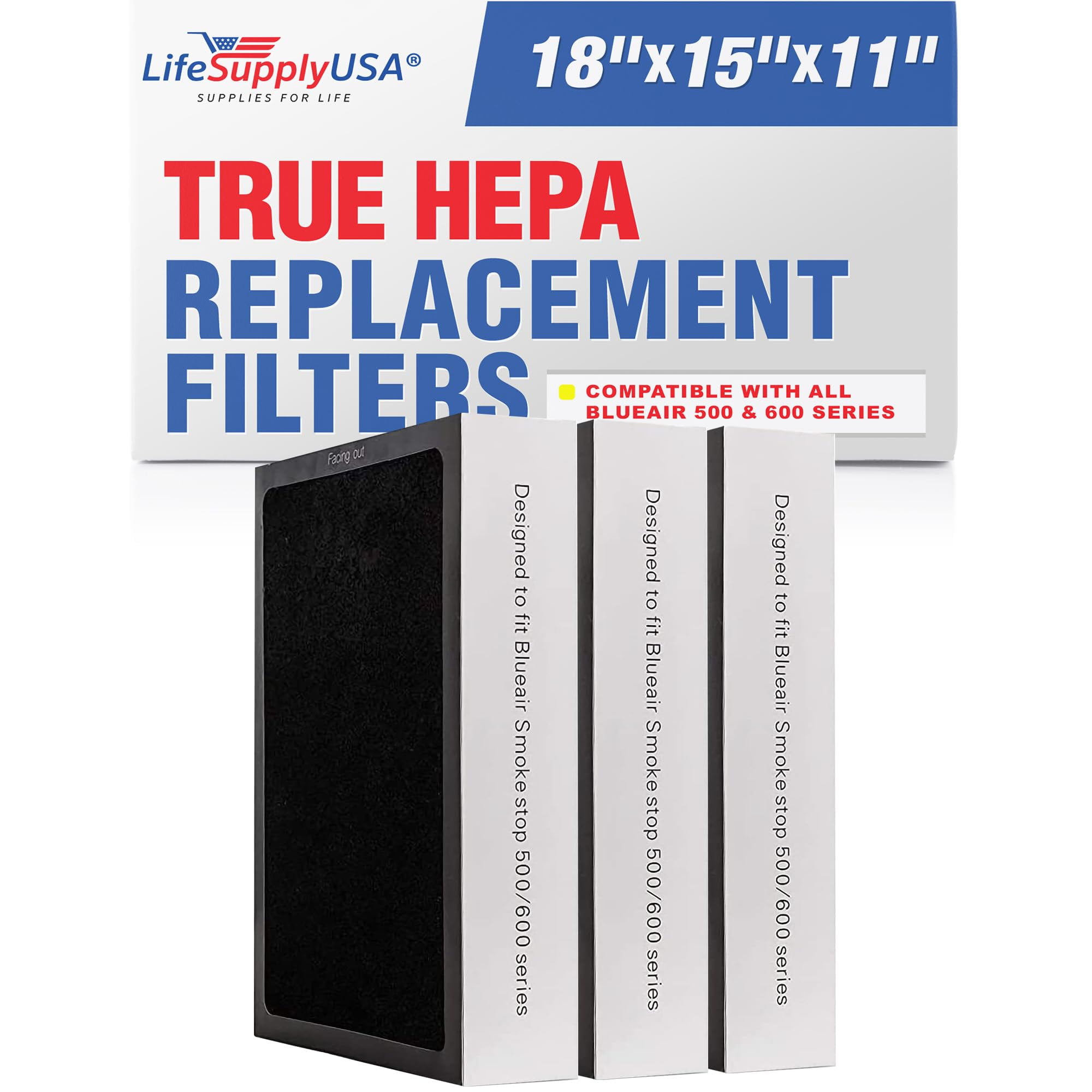 Blueair Air Purifier Replacement Filter, Classic 500/600 Series Genuine Dual Protection Filter, Compatible with Classic 501, 503, 505, 510, 550E, 555EB, 580i, 601, 603, 650E, 605 (Pack of 3) - Walmart.com Blueair Air Purifier Replacement Filter, Classic 500/600 Series Genuine Dual Protection Filter, Compatible with Classic 501, 503, 505, 510, 550E, 555EB, 580i, 601, 603, 650E, 605 (Pack of 3) - Walmart.com