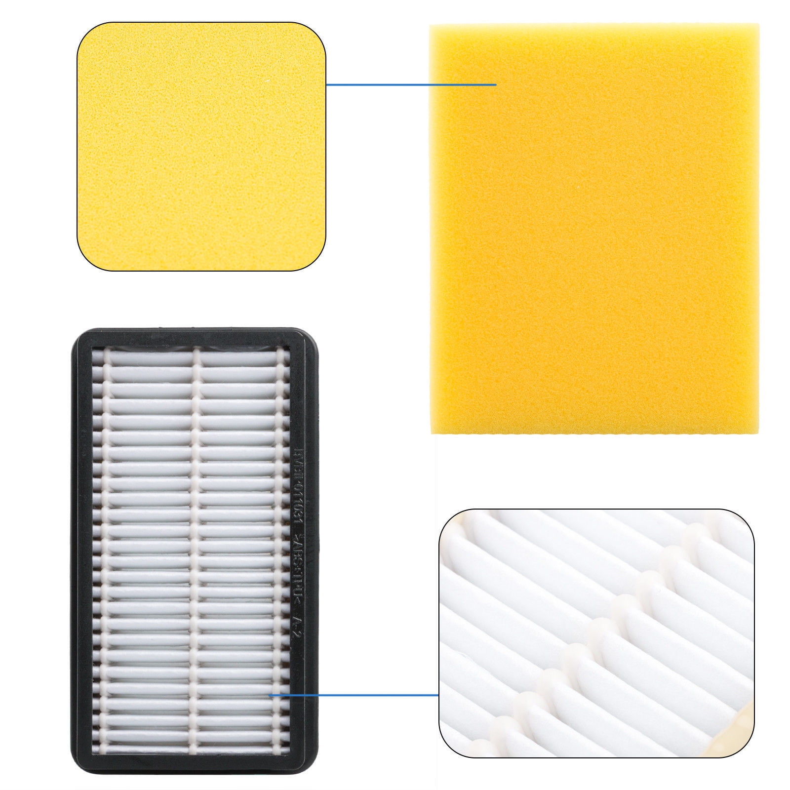 LifeSupplyUSA Filter Kit Compatible with BISSELL 3918 Series CleanView ...
