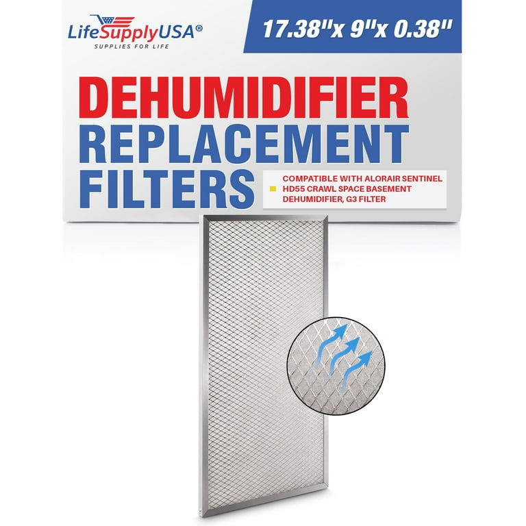 LifeSupplyUSA Filter Replacement Compatible with AlorAir Sentinel 