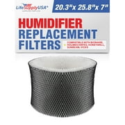 LifeSupplyUSA Humidifier Filter Replacement Wick Filter A Compatible with BIONAIRE, Holmes HWF62, Honeywell, Sunbeam, Vicks