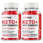 LifeTime Keto ACV Gummies ، خل التفاح ، أقصى قوة ، ملحق غذائي لمدة شهرين ، صنع في الولايات المتحدة الأمريكية