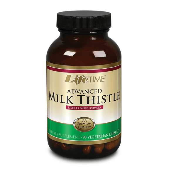 LifeTime Vitamins - Milk Thistle Formula Advanced Liver Cleanse - 90 Capsules