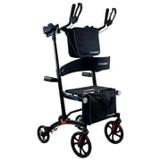 LifeWalker UPWalker EZ Lite Upright Rollator Walker - Lightweight Design