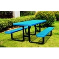 thumbnail image 1 of LifeYard 6' Rectangular Picnic Table, Expanded Metal,(72" Long) (Blue), 1 of 7