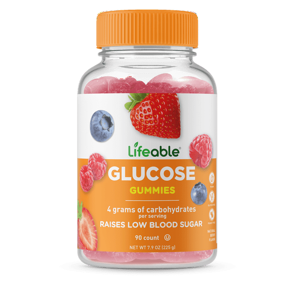 Lifeable Glucose Supplement Vitamin Gummies - 4g - 90 Gummies