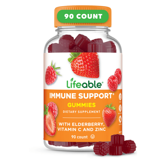Lifeable Immune Support Vitamin Supplement, 90 Gummies