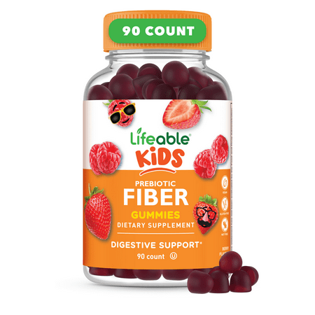 Lifeable Prebiotic Fiber Gummies for Kids, 5g, 90 Count