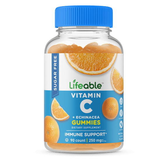 Lifeable Sugar Free Vitamin C - 250 mg - 90 Gummies