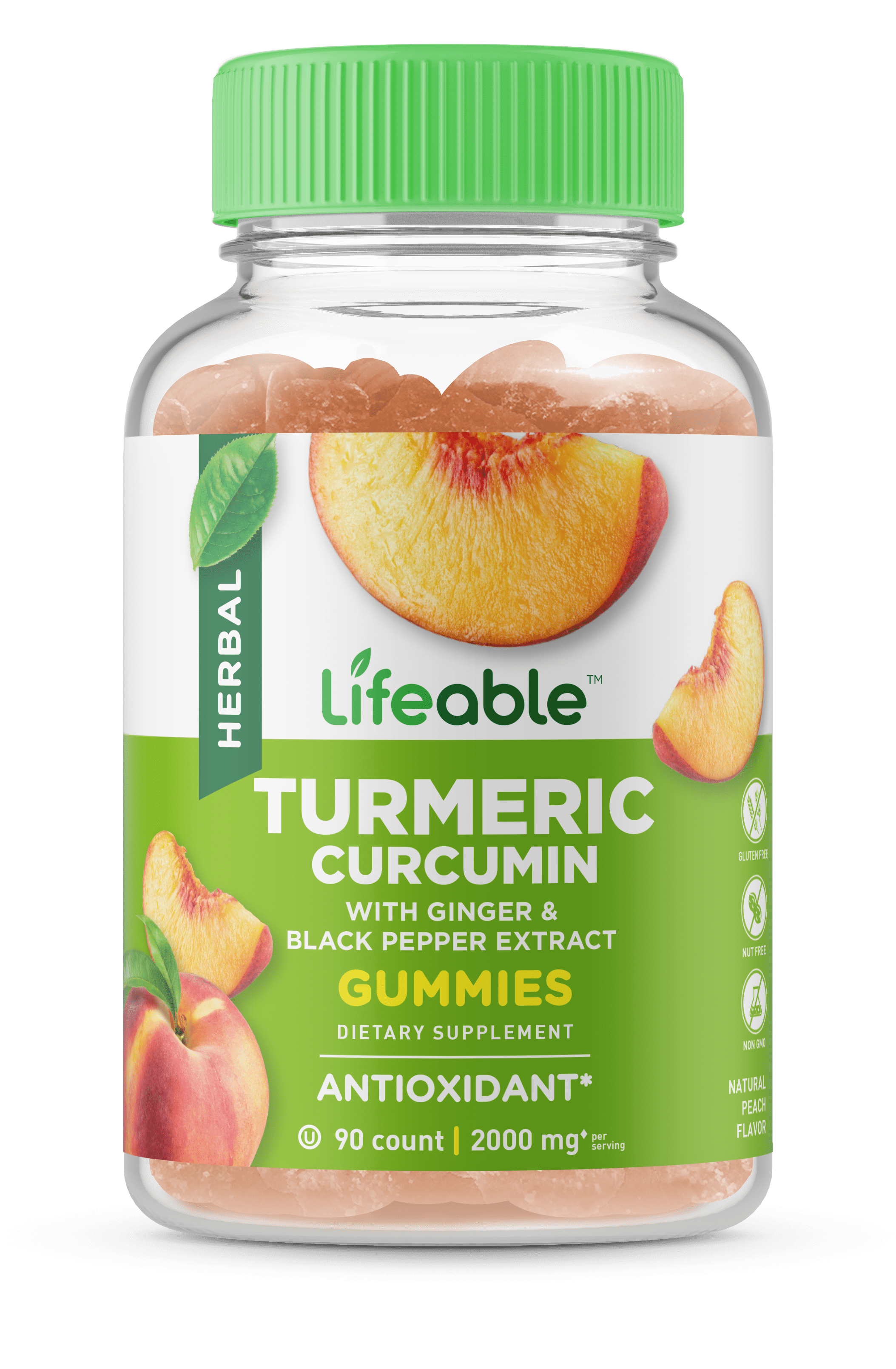 Lifeable Turmeric Curcumin with Ginger & Black Pepper Extract