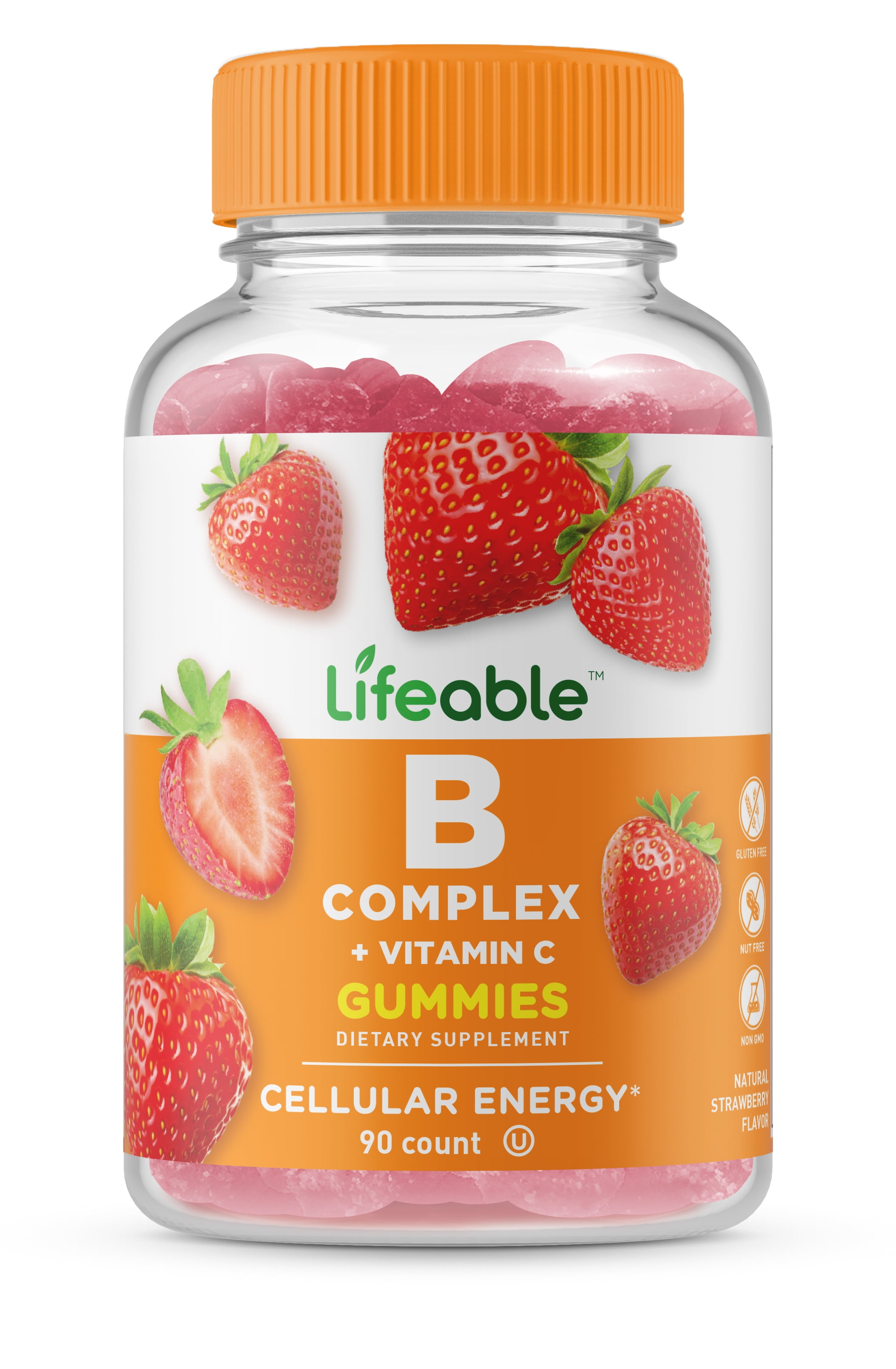 Lifeable Vitamin B Complex with Vitamin C 90 Gummies