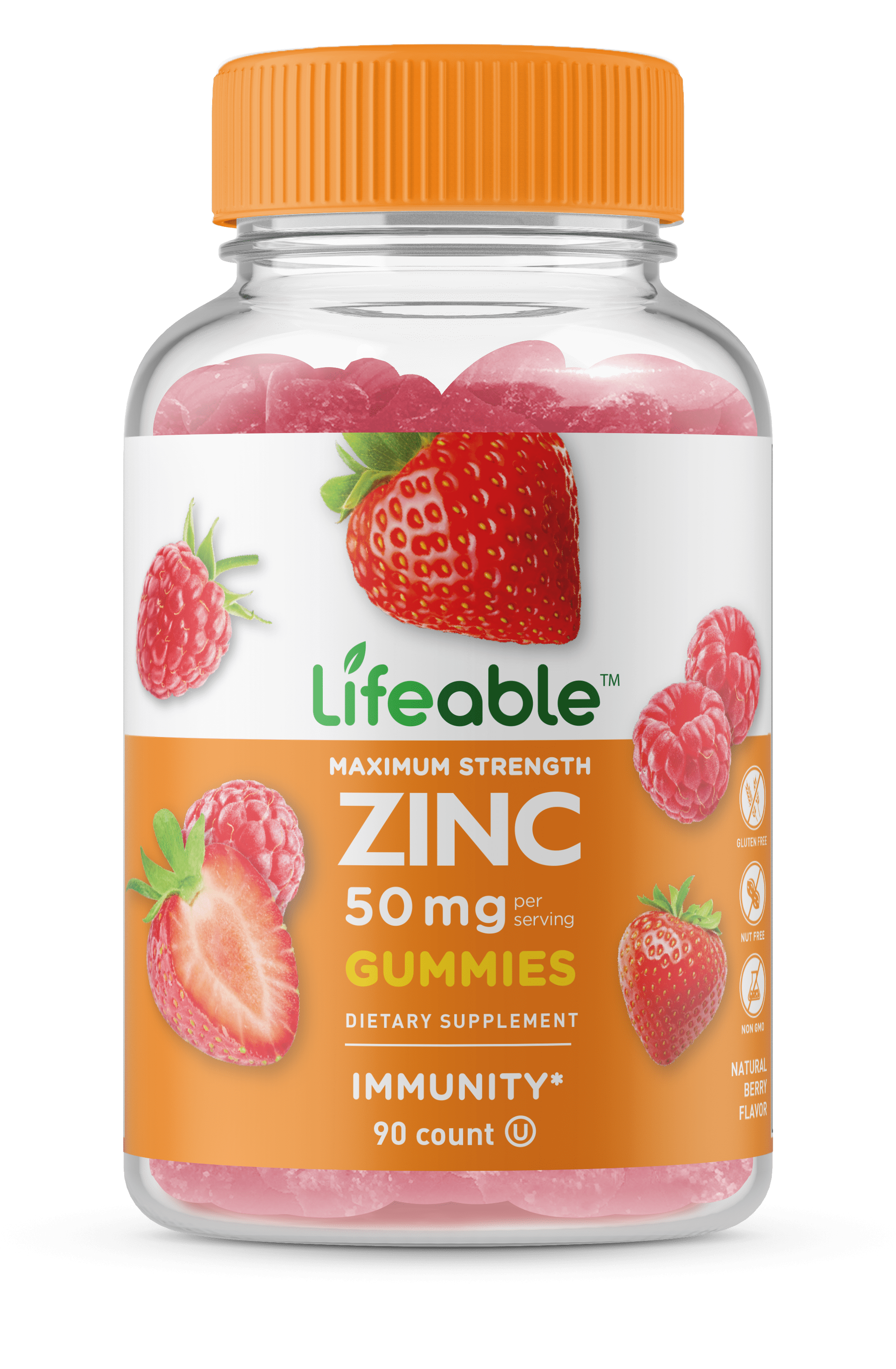 Lifeable Zinc - 50mg Gummies - 90 Gummies