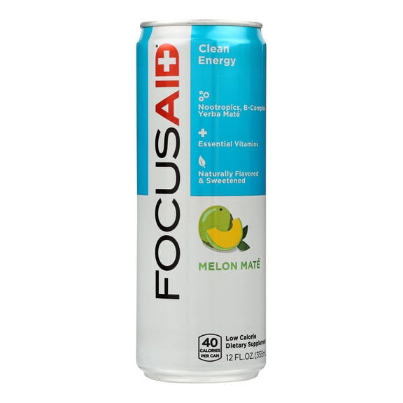 Lifeaid Beverag - Caffeinated Focus Drink for Enhanced Concentration - 12 FO, Case of 12