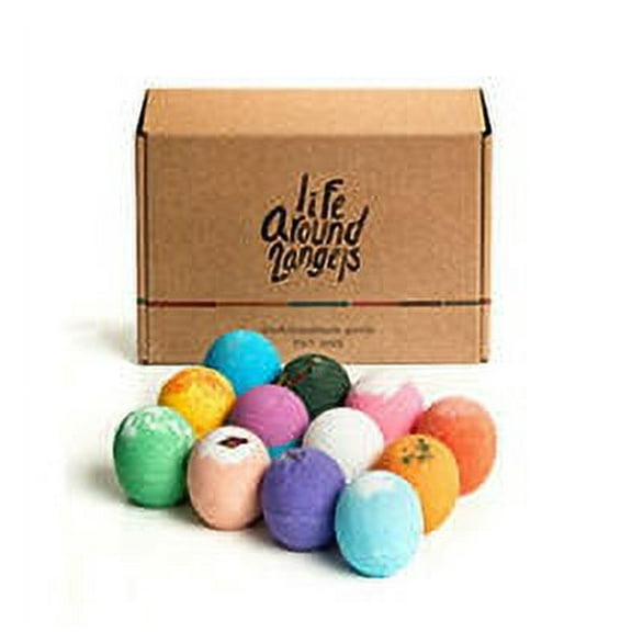 Lifearound2angels Bath Bomb Set (3 oz, 12 pk.)