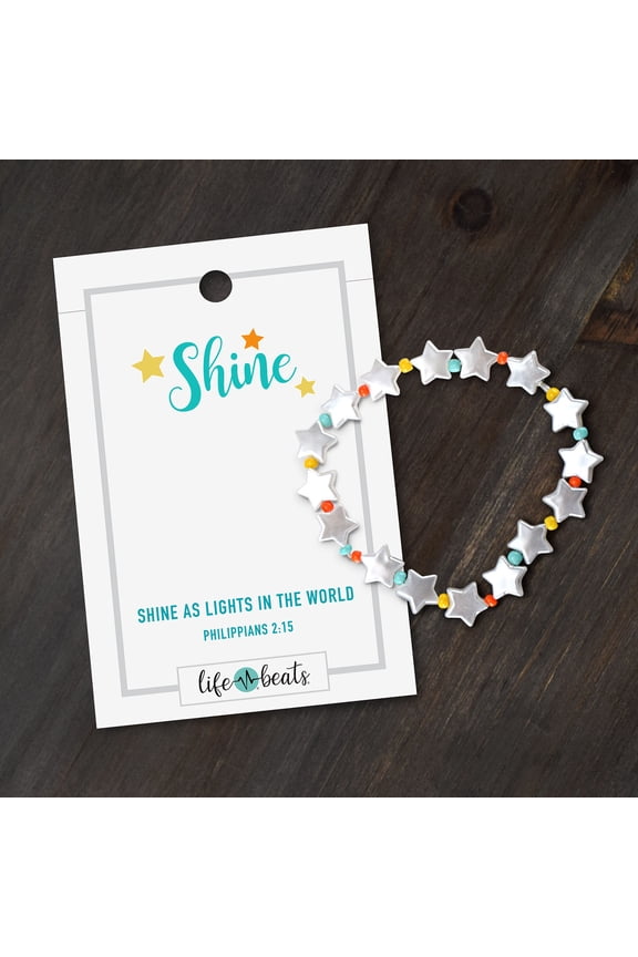 Lifebeats Shine as Lights Star Stretchy Bracelet by Lifebeats