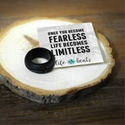 Lifebeats Womens Fearless Silicone Ring Size 10
