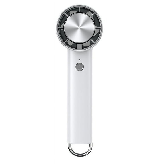 Lifebodly Air Conditioner Fan, Portable Handheld Mini Fan, 3 Speed Blows Cold Air Ice Cooling Refrigerating Pad Handheld Cooling Fan, Gifts for Travel, Camping, Outdoor (White)