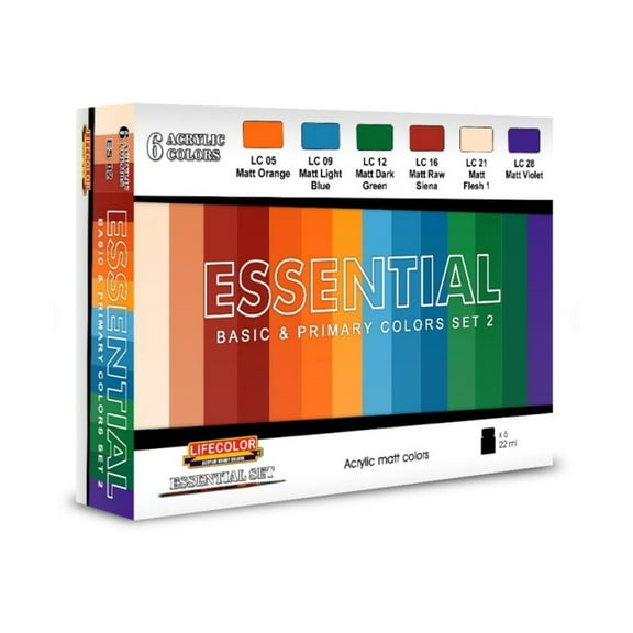 Lifecolor Basic & Primary Color Set #2 New