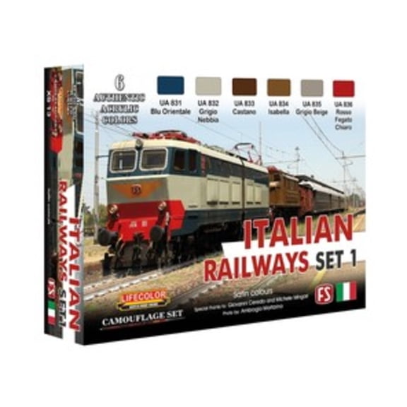 Lifecolor Italian Railways Set #1 New
