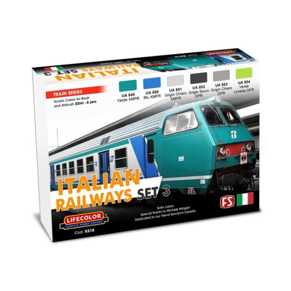 Lifecolor Italian Railways Set #3 New