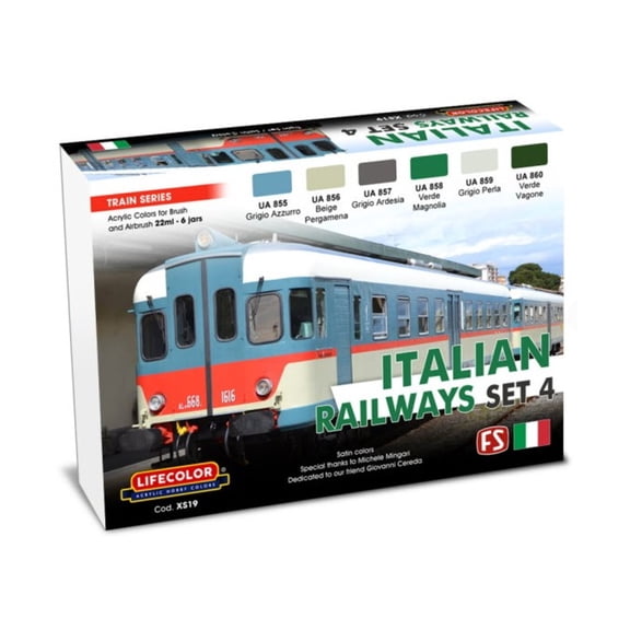 Lifecolor Italian Railways Set #4 New