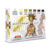 Lifecolor Non Metallic Metal Set #1 - Gold New