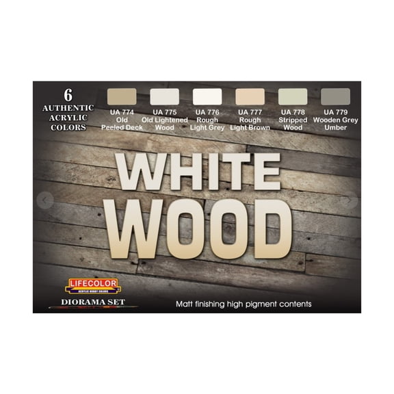 Lifecolor White Wood New