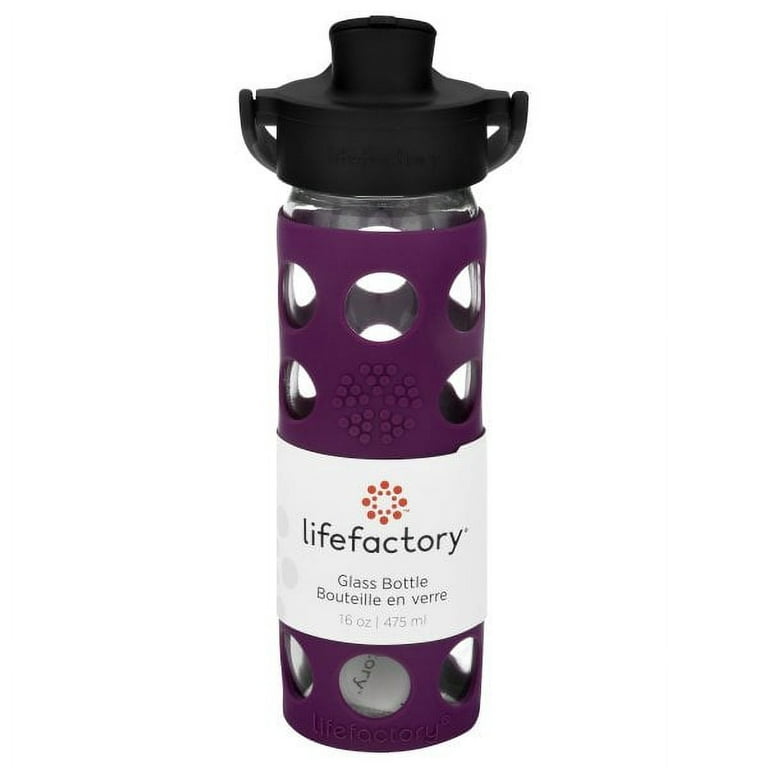 Lifefactory Glass Bottle, 16 Ounce