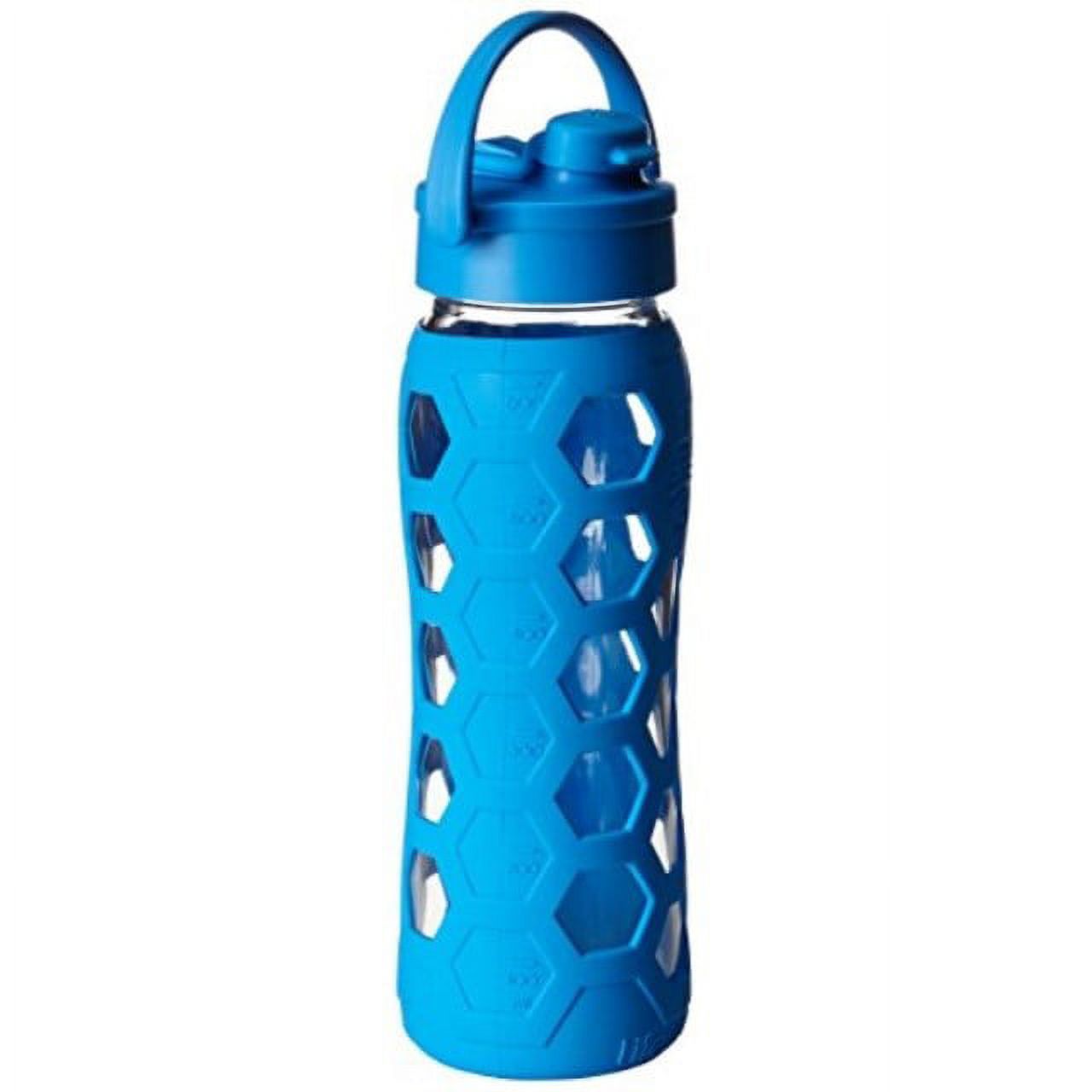 Lifefactory 22Ounce BPAFree Glass Water Bottle with Flip Cap and