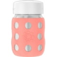 thumbnail image 1 of Lifefactory 8-Ounce Stainless-Steel Vacuum-Insulated Wide-Neck Baby Bottle with Flat Cap, Cantaloupe (LS2231WCA4), 1 of 7