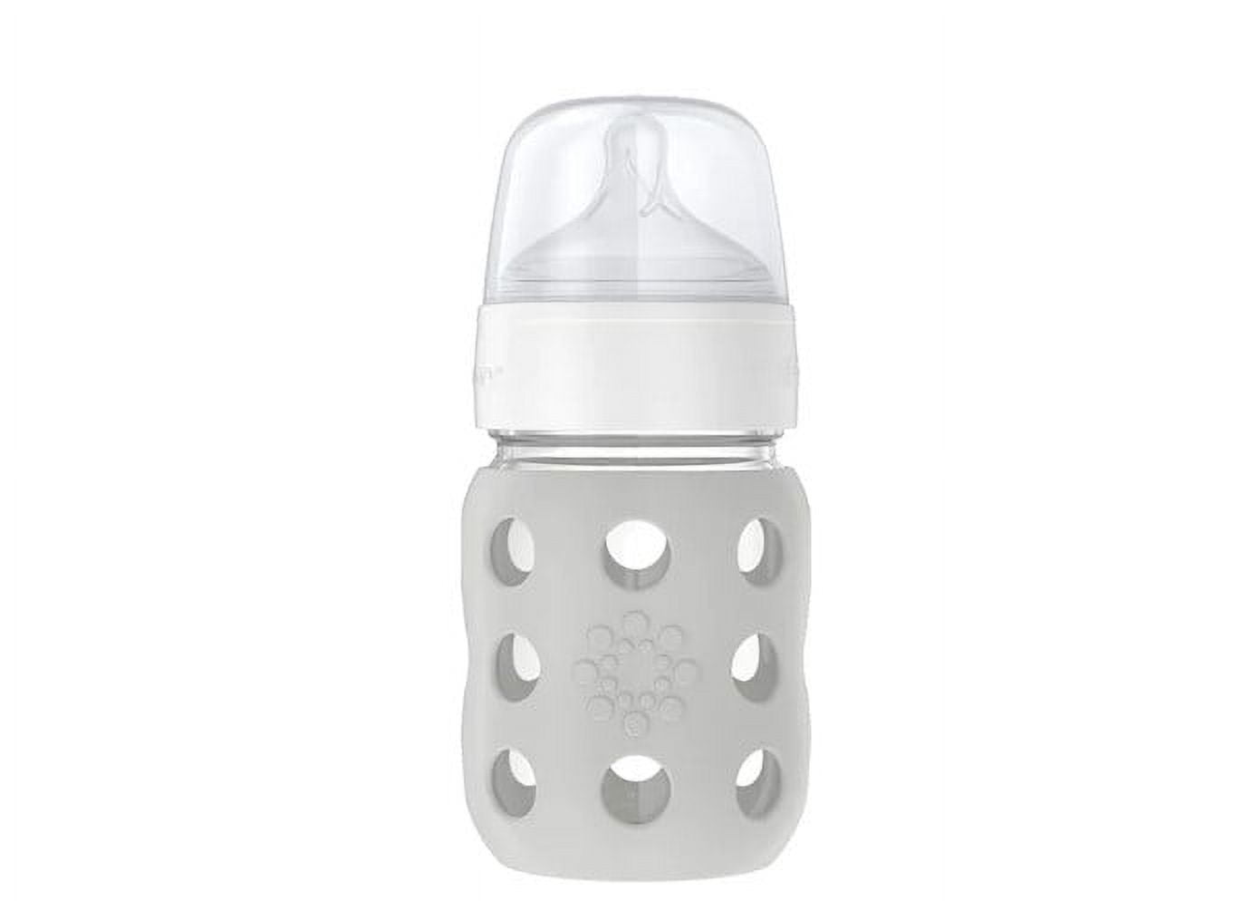 Lifefactory 8oz Glass Baby Bottle - Stone Gray (Gray)