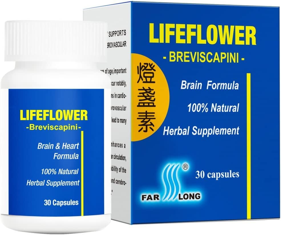 Lifeflower, 100 All Natural, Youthful brain Herbal Supplement, Support