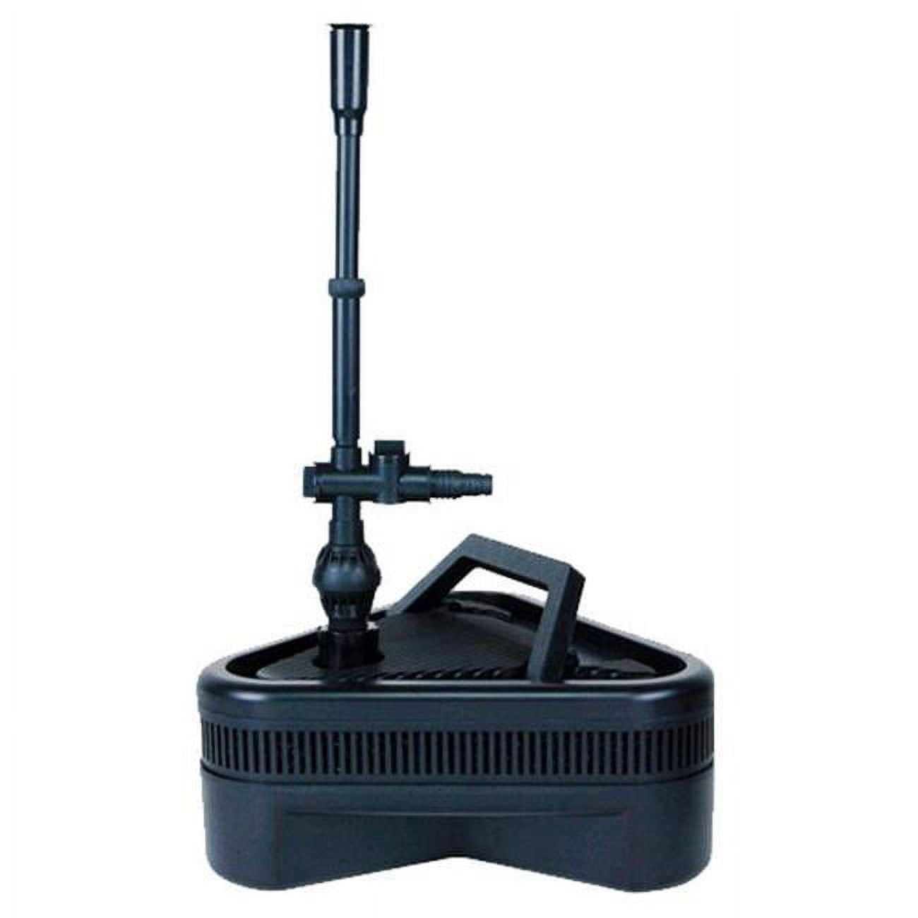 Black Submersible Pond Filter Kit with Pump and Spray Attachment